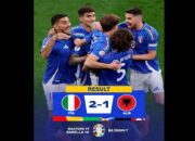 Hasil Italia vs Albania 2-1 Piala EURO 2024, Gli Azzurri Tempel Spanyol di Posisi Klasemen Group B