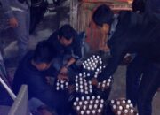 Polres Bantul Amankan Ratusan Botol Miras saat Malam Takbiran