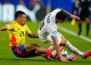 Babak Pertama, Colombia unggul 1-0 atas Uruguay di Semifinal Copa America 2024, Laga Berjalan Keras Diwarnai Kartu Merah