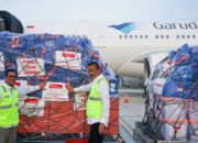 Garuda Indonesia Angkut 14,5 Ton Bantuan Pemerintah untuk Korban Bencana Longsor di Papua Nugini